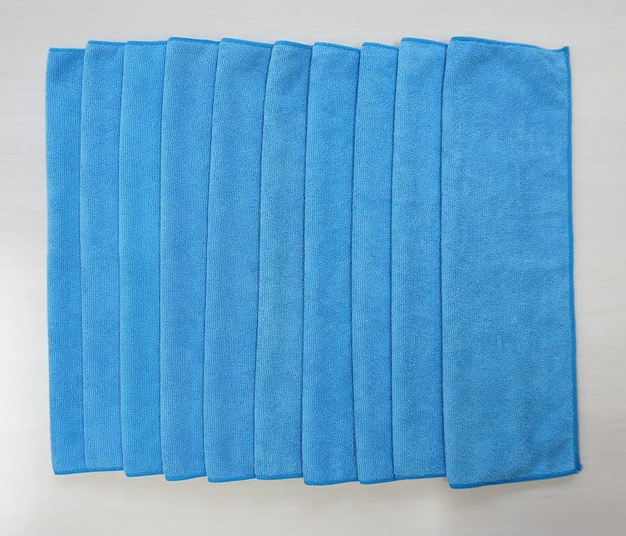 Amazon.co.jp: ぴかりん マイクロファイバータオル(ブルー・10枚